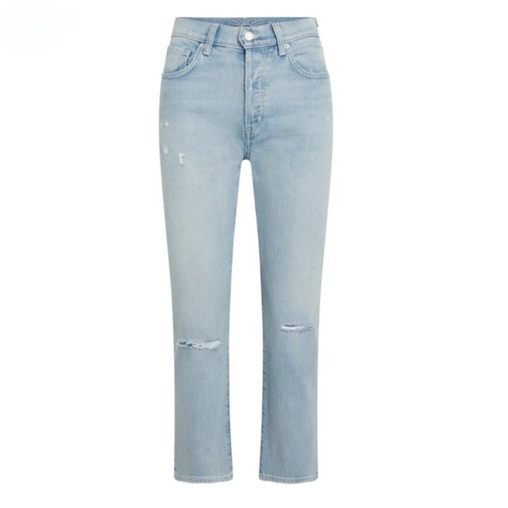 NEW Daily Blue Adriano Goldschmeid Hype Distressed Light Blue Ankle Jean Dust 31
